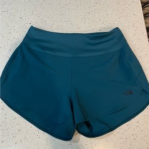 North face women’s small blue shorts